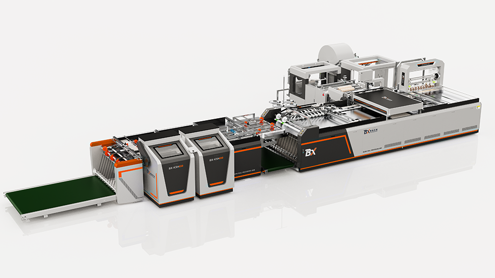 BX-CISH650编织袋全自动套袋切缝圈口一体机(热封)